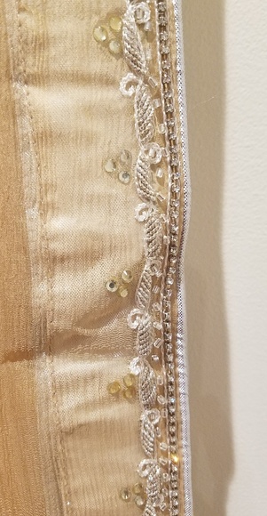 3 piece embroide double shirt suit - Picture 5 of 6